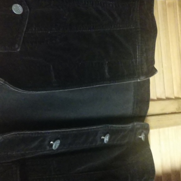 Calvin Klein Brand Vintage Women's Black Velvet Jacket-Size Medium - Picture 3 of 9